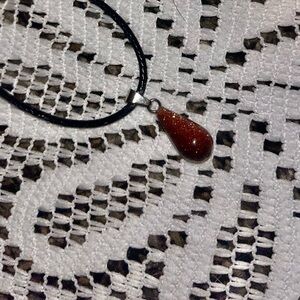 Golden sandstone necklace